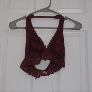 PINK VICTORIA’S SECRET Women's Lace Halter Bralette